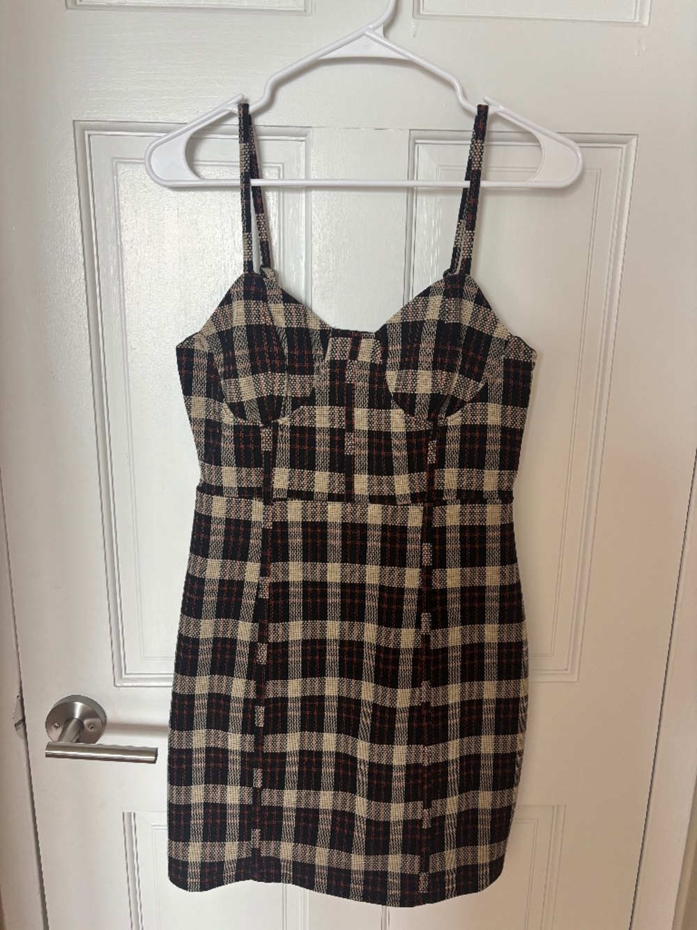 Gianni Bini plaid mini dress